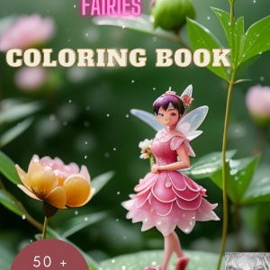 Fairy Coloring Book as a Digital Download